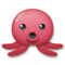 Octopus emoji on LG