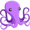 Octopus emoji on Messenger