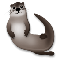 Otter emoji on LG