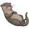 Otter emoji on Samsung