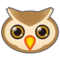 Owl emoji on Emojidex