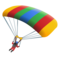 Parachute emoji on Google