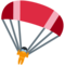 Parachute emoji on Twitter