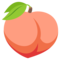 Peach emoji on Emojione
