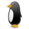 Penguin emoji on LG