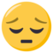 Pensive Face emoji | 😔 meaning