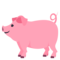 Pig emoji on Emojione