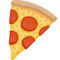Pizza emoji on Facebook