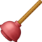 Plunger emoji on Facebook