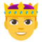 Prince emoji on Emojione