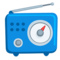 Radio emoji on Messenger