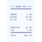Receipt emoji on Facebook