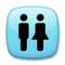 Restroom emoji on LG