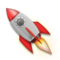 Rocket emoji on LG
