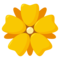 Rosette emoji on Emojione