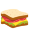 Sandwich emoji on Emojione
