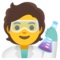 Scientist emoji on Google