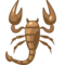 Scorpion emoji on Facebook