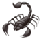Scorpion emoji on Emojidex
