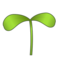 Seedling emoji on Emojidex