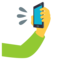 Selfie emoji on Emojione