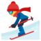 Skier emoji on Emojione