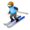 Skier emoji on LG