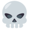 Skull emoji on Emojione