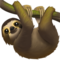 Sloth emoji on Apple