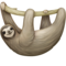 Sloth emoji on Facebook