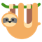 Sloth emoji on Microsoft