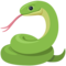 Snake emoji on Facebook
