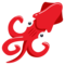 Squid emoji on Emojione