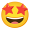 Star-Struck emoji on Google