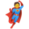Superhero emoji on Google