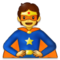 Superhero emoji on Samsung