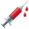 Syringe emoji on Emojione