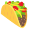 Taco emoji on Emojione