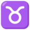 Taurus emoji on Emojione