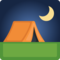 Tent emoji on Facebook