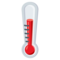 Thermometer emoji on Emojione
