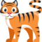Tiger emoji on Facebook