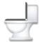 Toilet emoji on LG