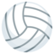 Volleyball emoji on Emojione