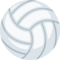 Volleyball emoji on Facebook