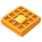 Waffle emoji on Google