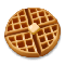 Waffle emoji on LG