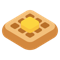 Waffle emoji on Microsoft