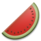 Watermelon emoji on LG