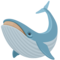 Whale emoji on Facebook